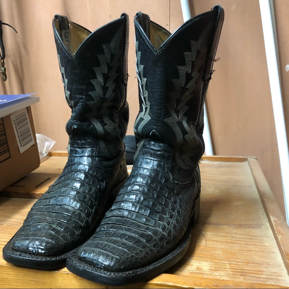 Anderson Bean Nile Croc boots
